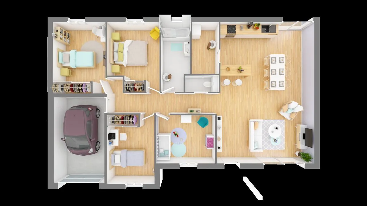 Maison neuve 105 m² à Thoard (04380)