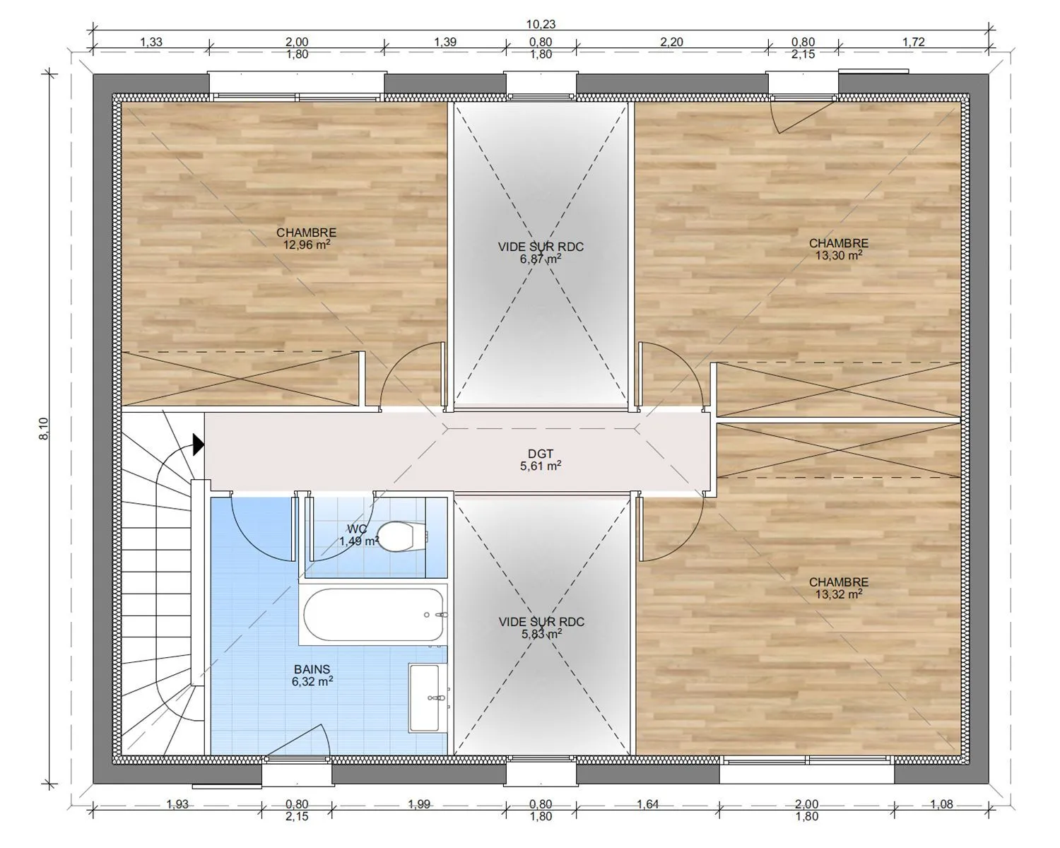 Maison neuve 140 m² à Saint-Cyr-sur-Mer (83270)