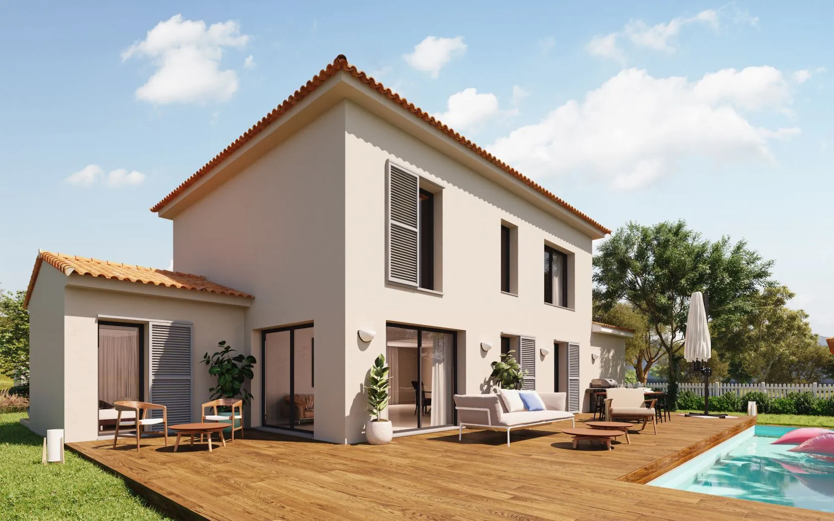 Maison neuve 140 m² à Saint-Cyr-sur-Mer (83270)
