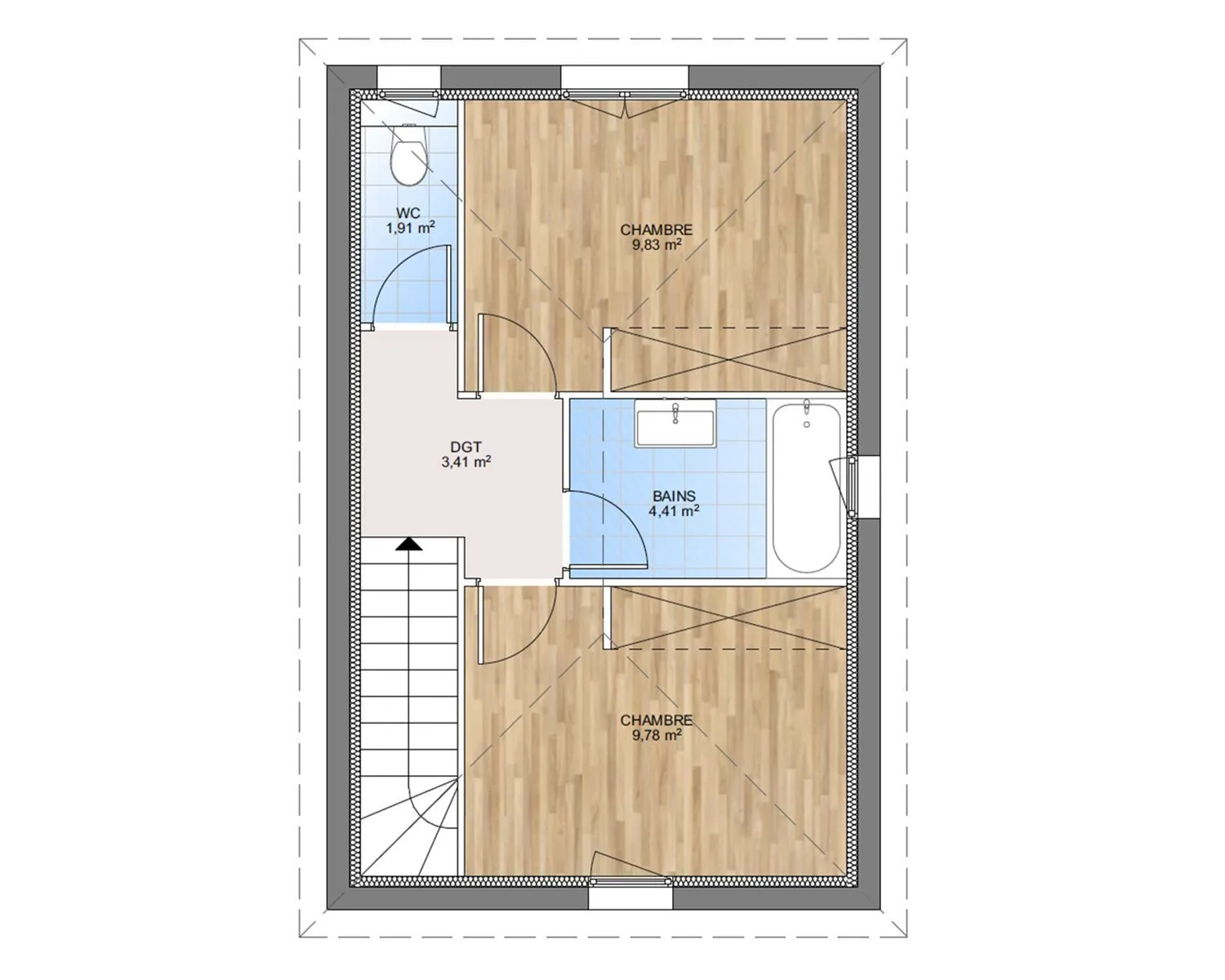 Maison neuve 82 m² à Cabriès (13480)