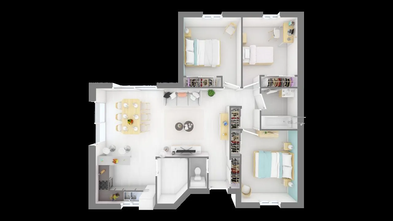 Maison neuve 90 m² au Brusquet (04420)