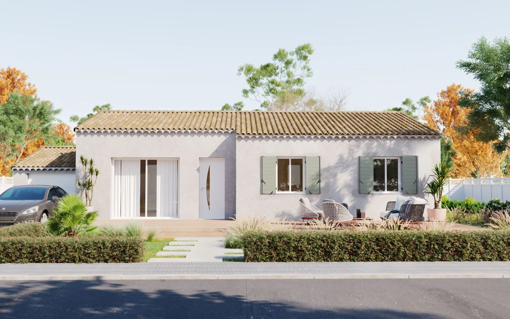 Maison neuve 88 m² à Sénas (13560)