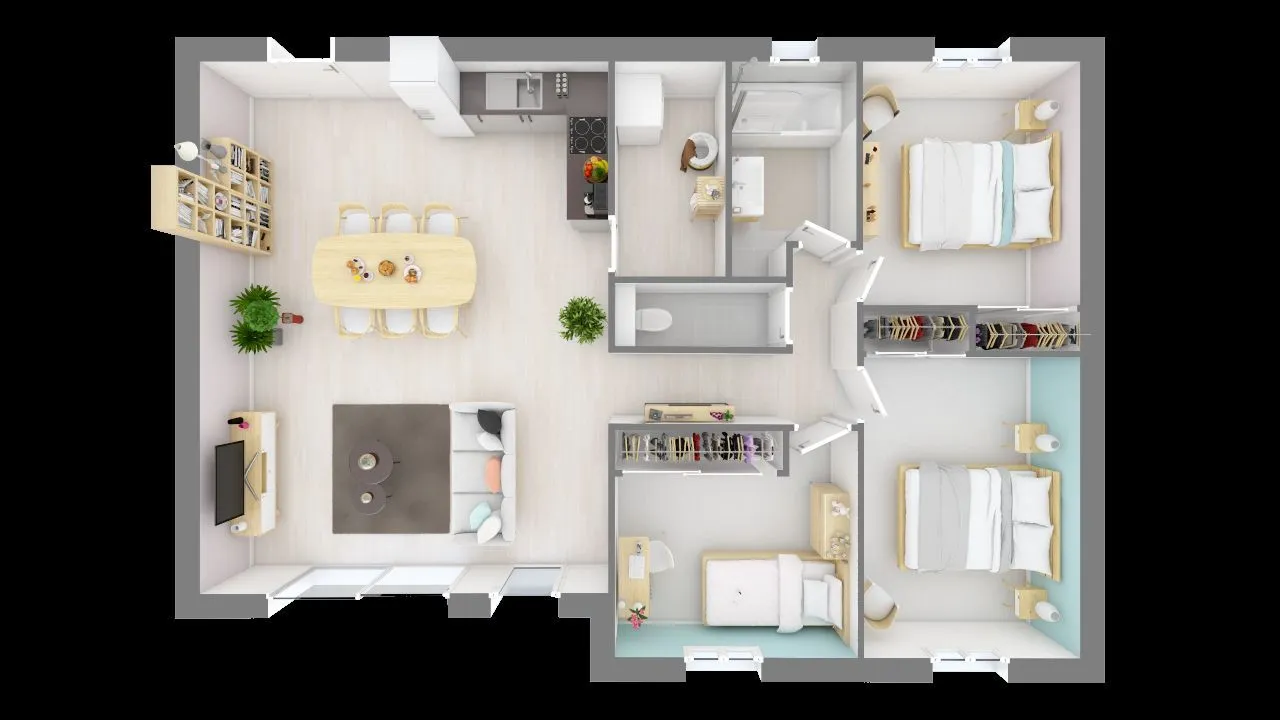 Maison neuve 88 m² à Sénas (13560)