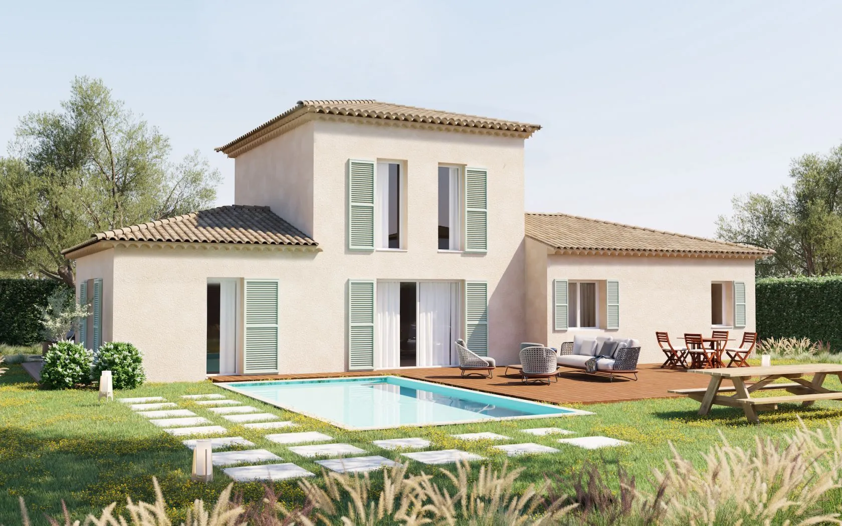 Maison neuve à Pierrevert