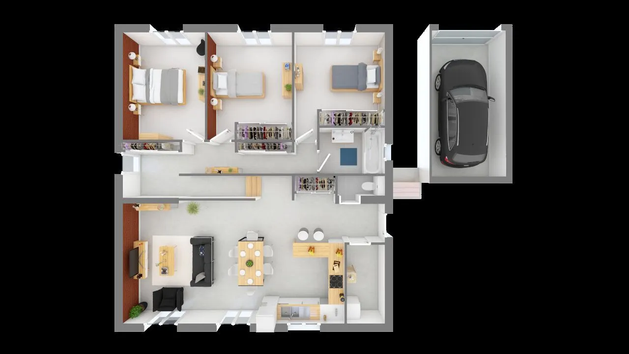 Maison neuve 100 m² à Noyers-sur-Jabron (04200)