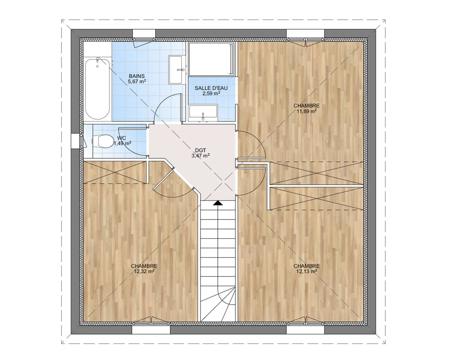 Maison neuve 86 m² à Peyruis (04310)