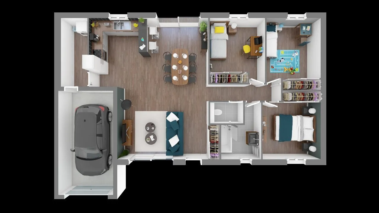 Maison neuve 95 m² à La Brillanne (04700)