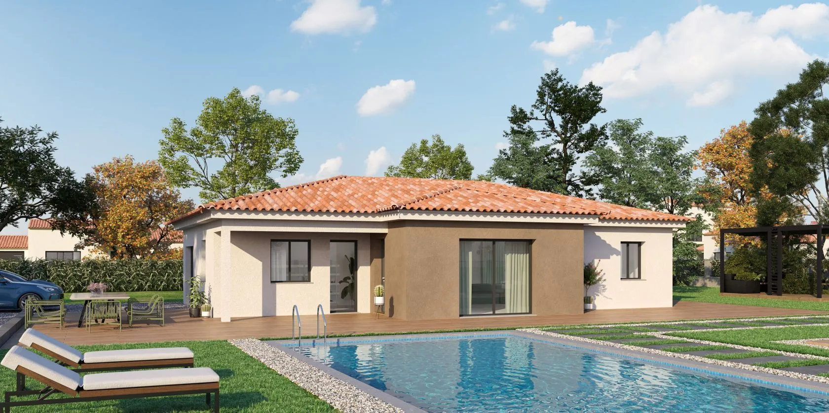 Maison neuve 110 m² à Aiglun (04510)