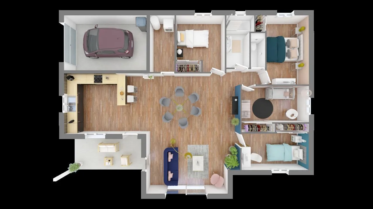 Maison neuve 110 m² à Aiglun (04510)