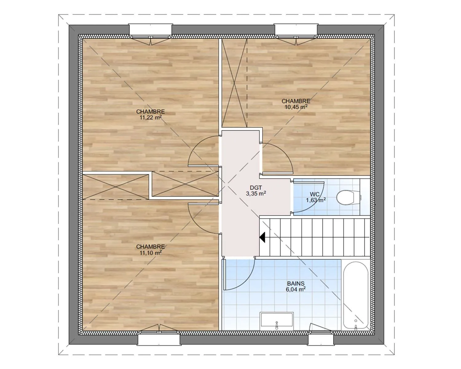 Maison neuve 95 m² à La Brillanne (04700)