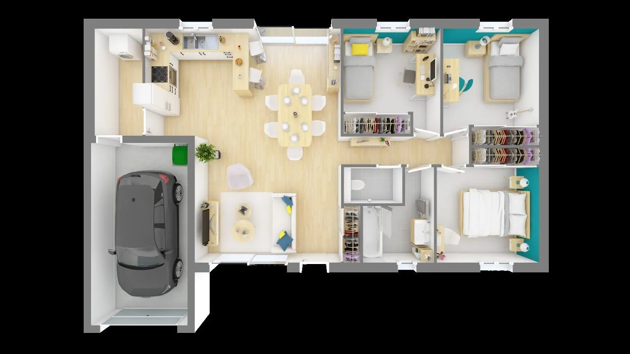 Maison neuve 85 m² à Alleins (13980)