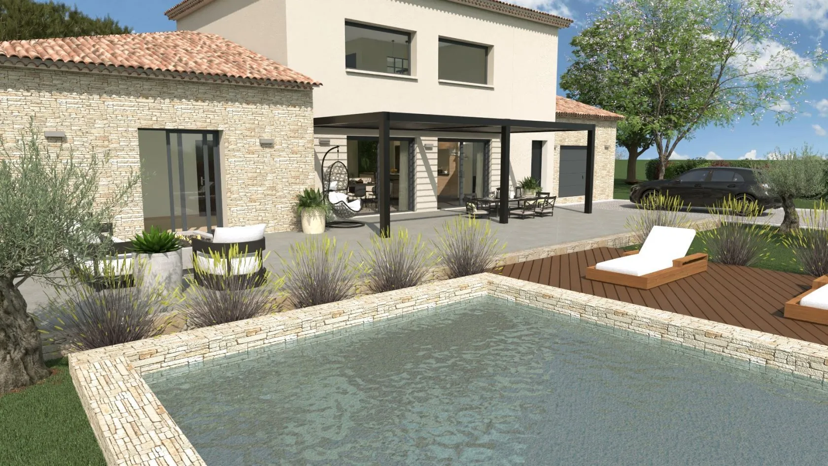 Maison neuve 150 m² à Villeneuve (04180)
