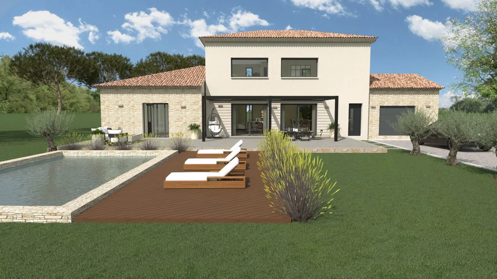 Maison neuve 150 m² à Villeneuve (04180)