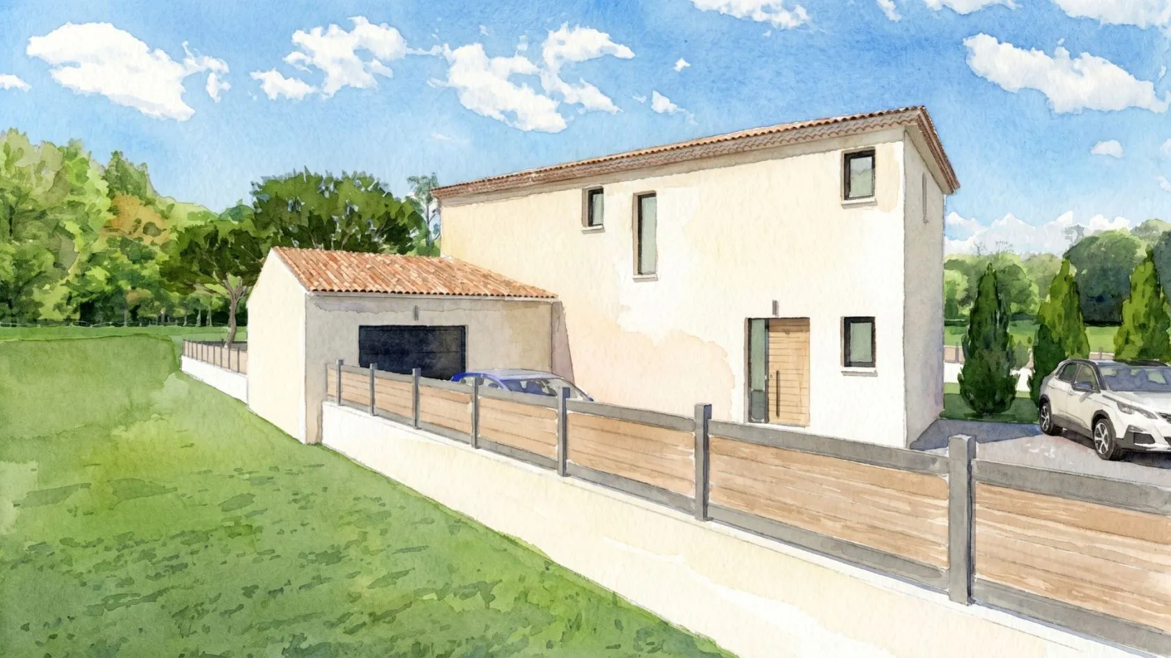 Maison neuve 134 m² à Bouc-Bel-Air (13320)