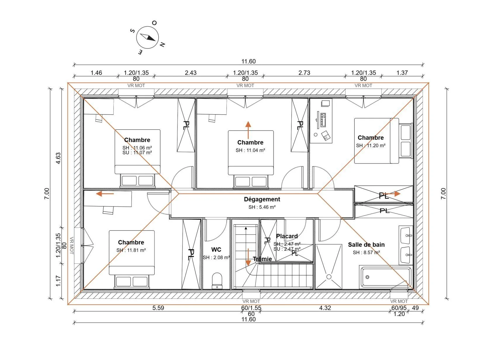 Maison neuve 134 m² à Bouc-Bel-Air (13320)