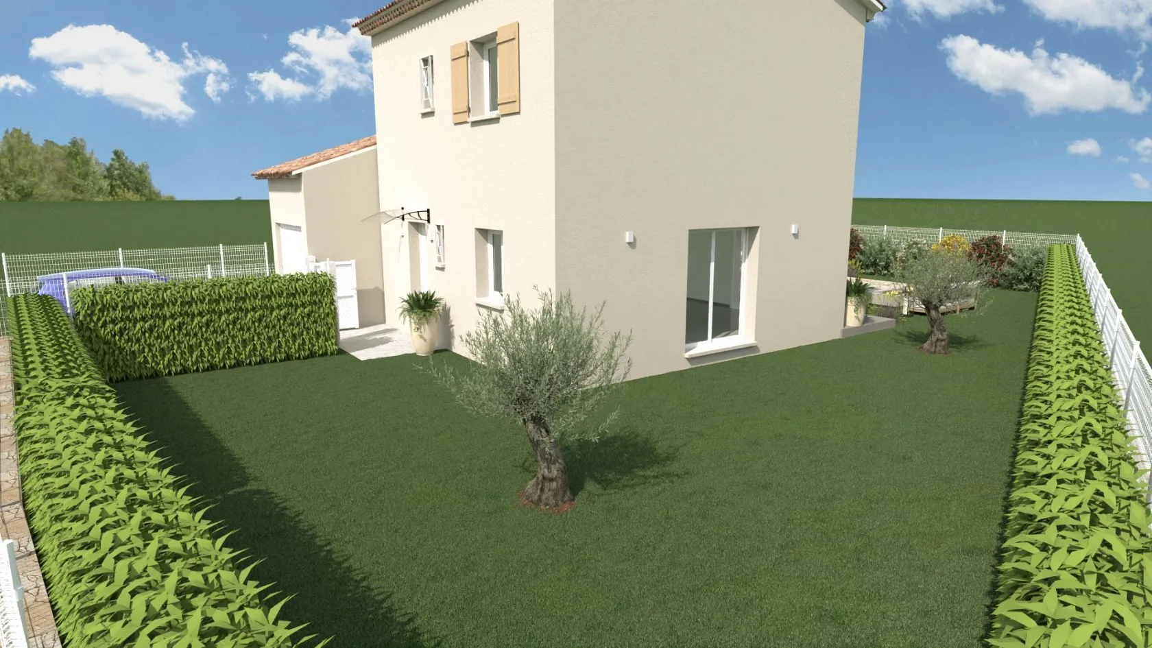 Maison neuve à Peyrolles-en-Provence