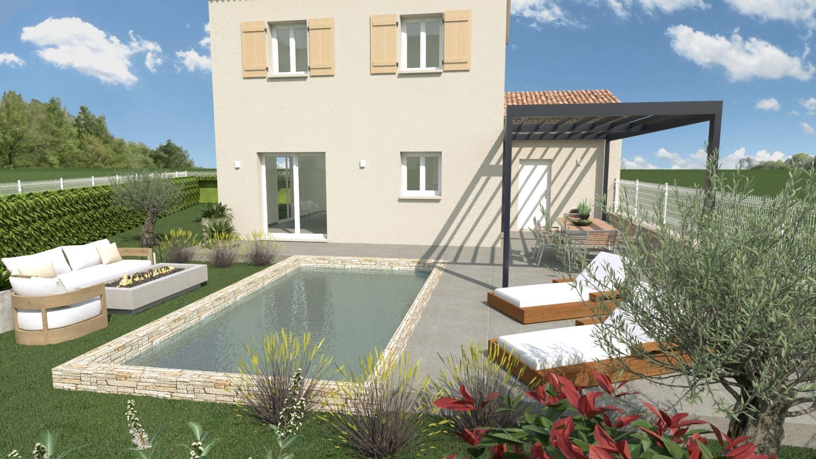 Maison neuve 83 m² à Peyrolles-en-Provence (13860)