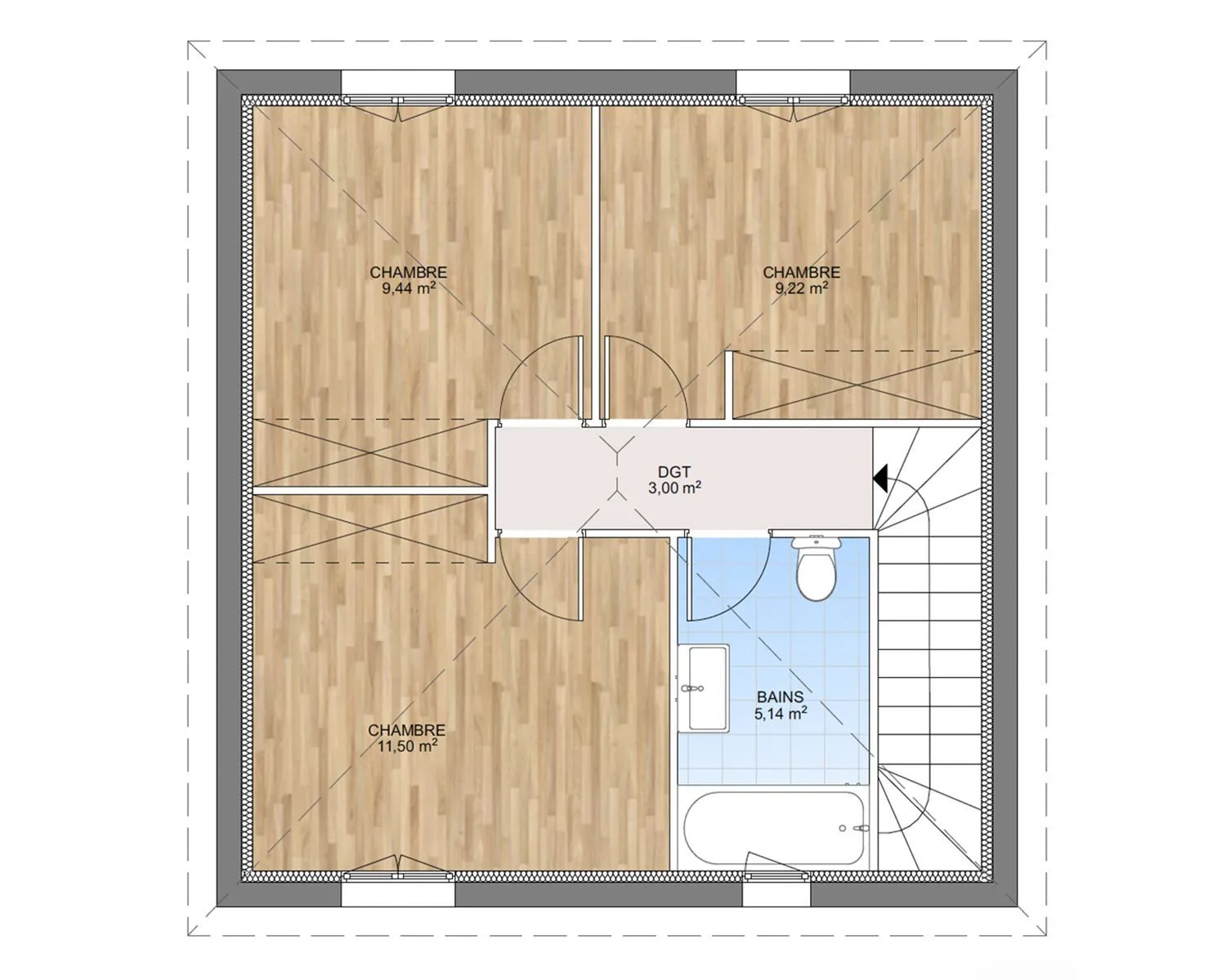Maison neuve 85 m² à Carnoules (83660)