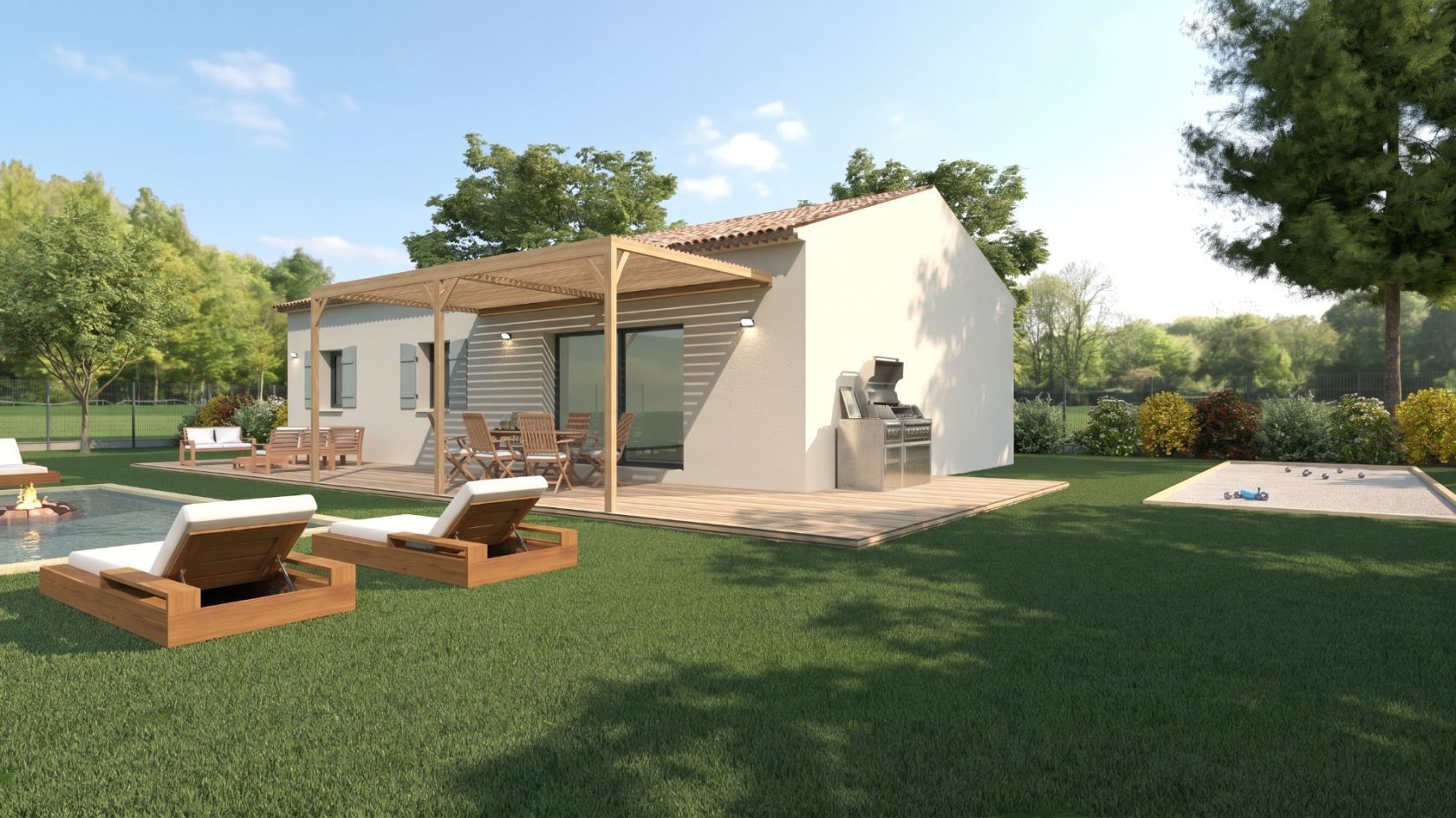Maison neuve 100 m² à Lauris (84360)