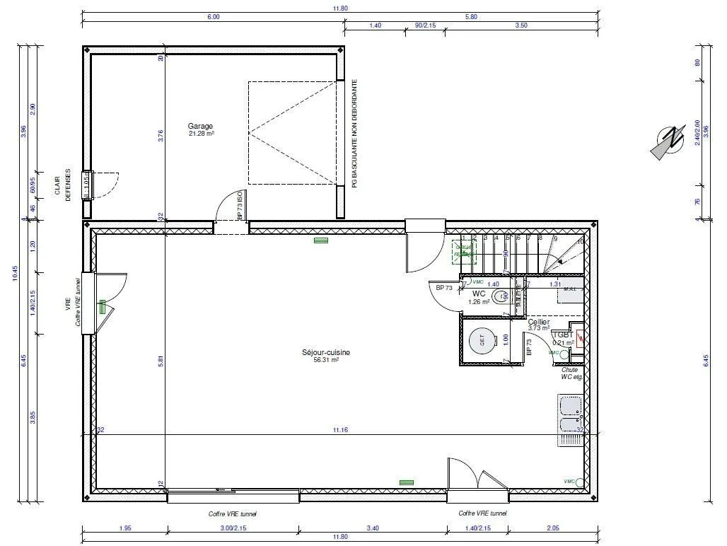 Maison neuve 119 m² à Pennes-Mirabeau (13170)