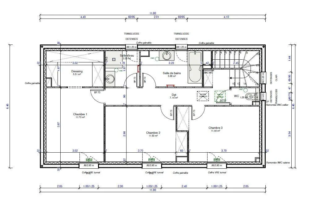 Maison neuve 119 m² à Pennes-Mirabeau (13170)
