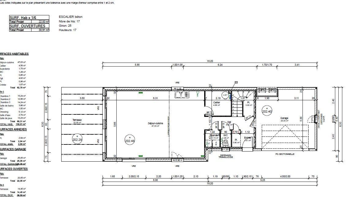 Maison neuve 134 m² à Aix-en-Provence (13100)