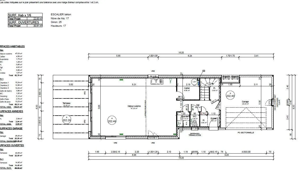 Maison neuve 134 m² à Aix-en-Provence (13100)