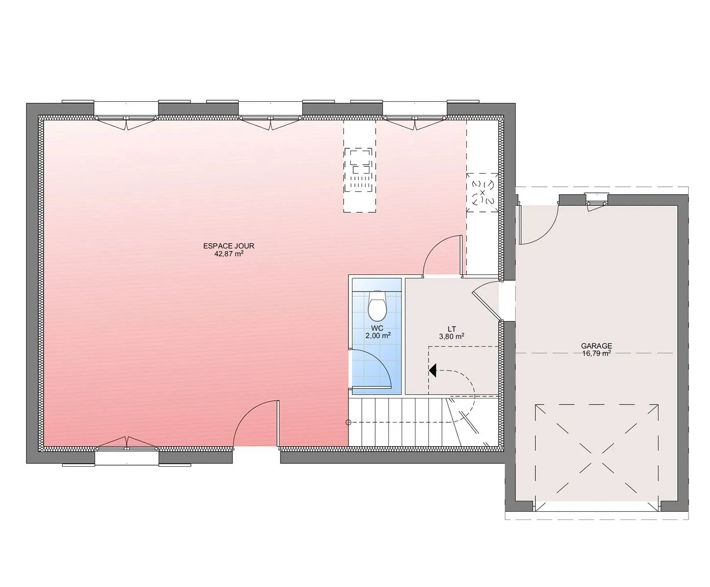 Maison neuve 95 m² à Carnoules (83660)