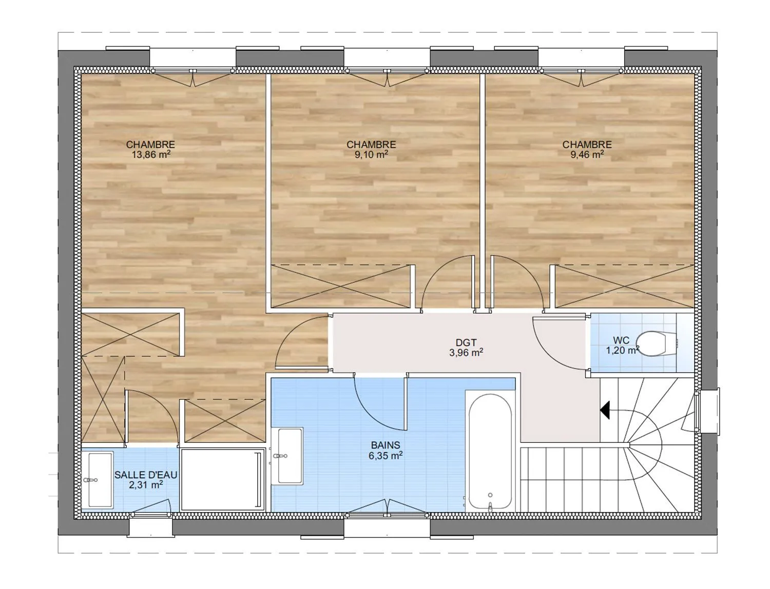 Maison neuve 95 m² à Carnoules (83660)