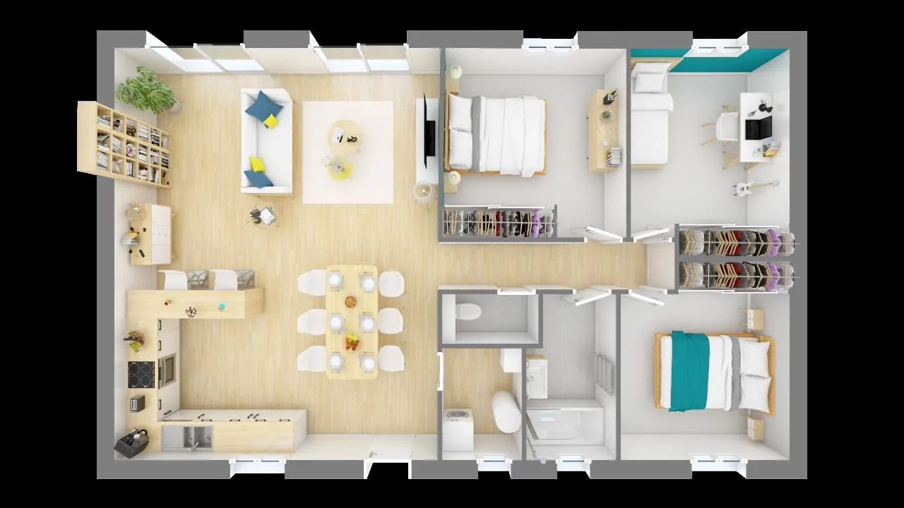 Maison neuve 95 m² à Gonfaron (83590)