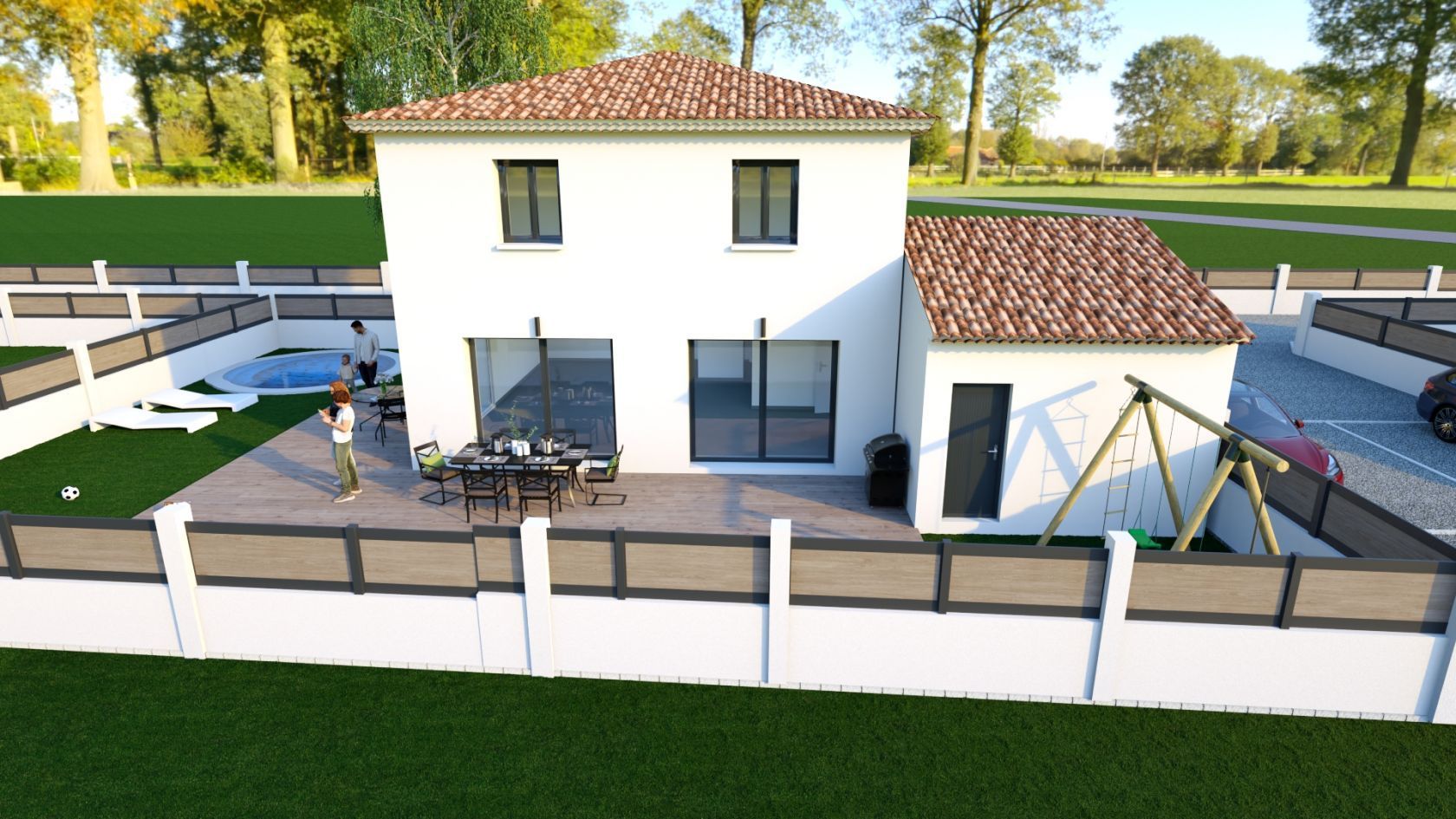 Maison neuve 90 m² à Vitrolles (13127)
