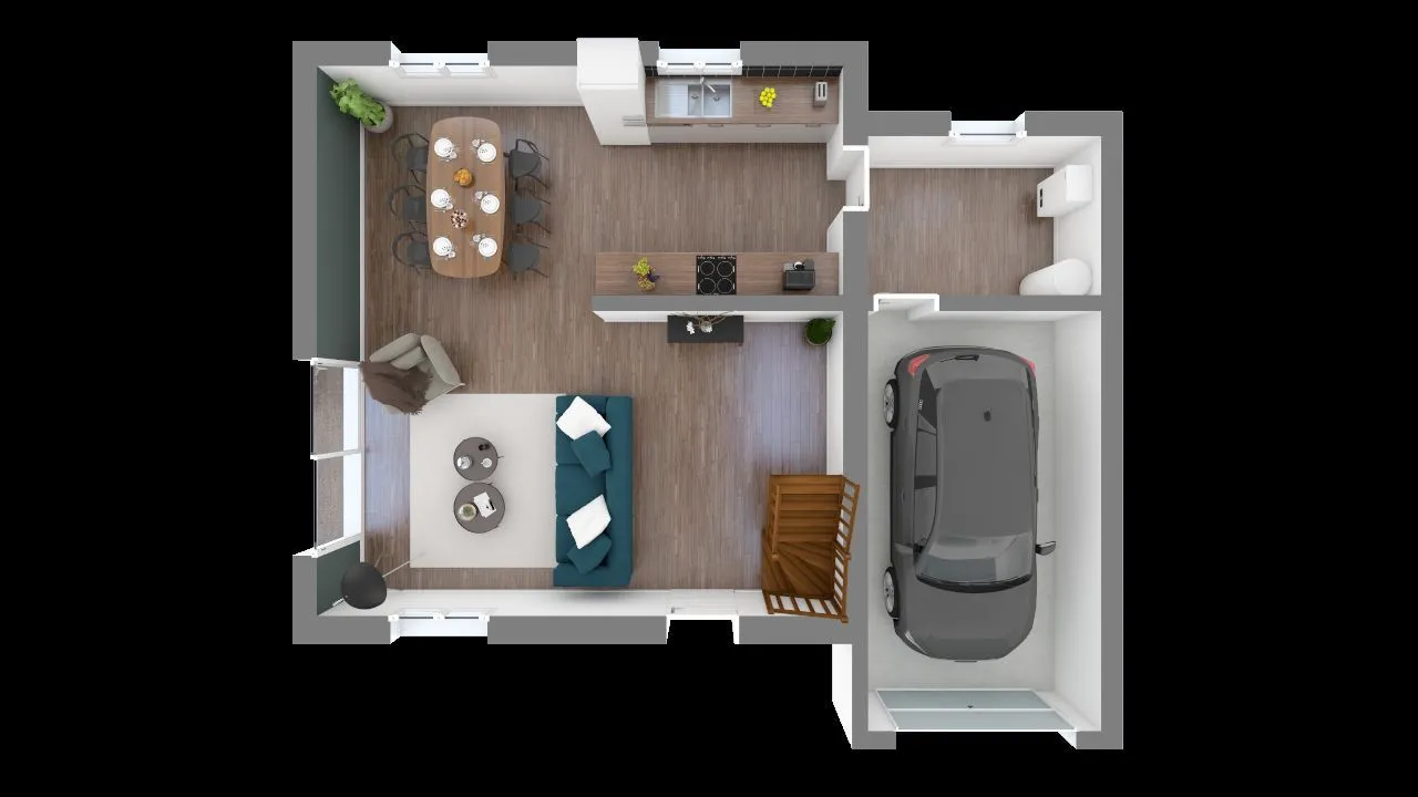 Maison neuve 95 m² à Plan-d'Aups-Sainte-Baume (83640)
