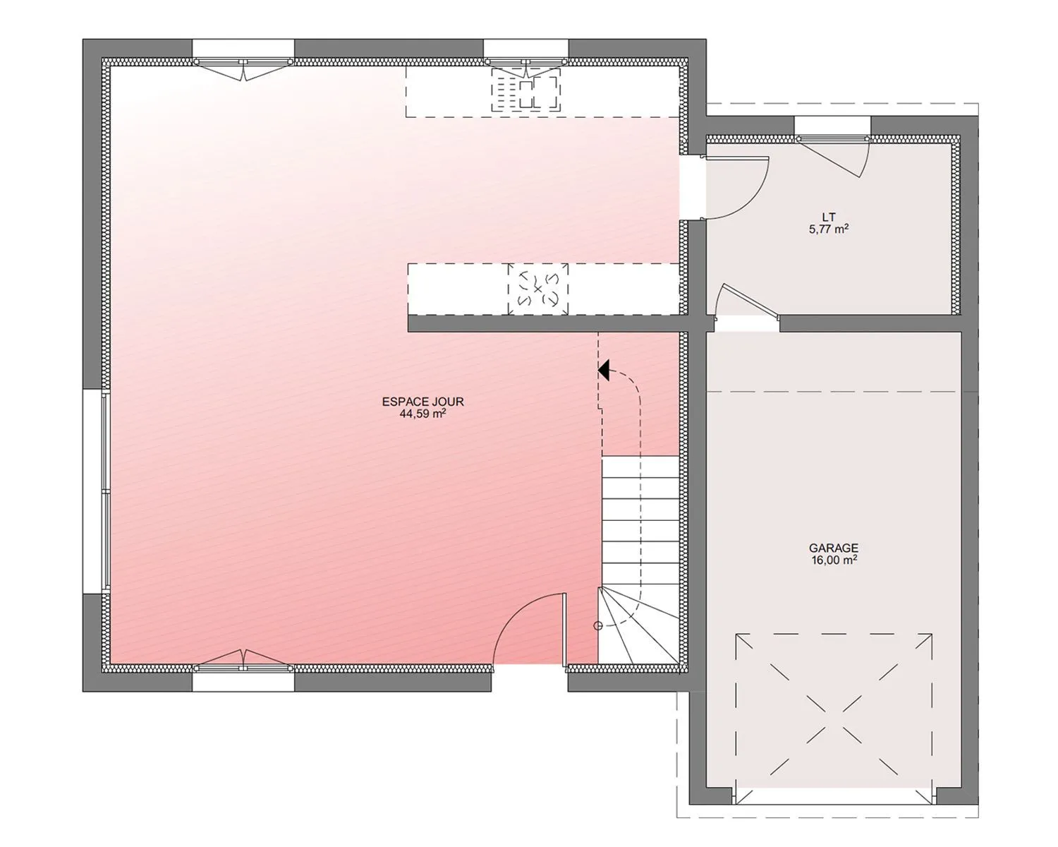 Maison neuve 95 m² à Plan-d'Aups-Sainte-Baume (83640)