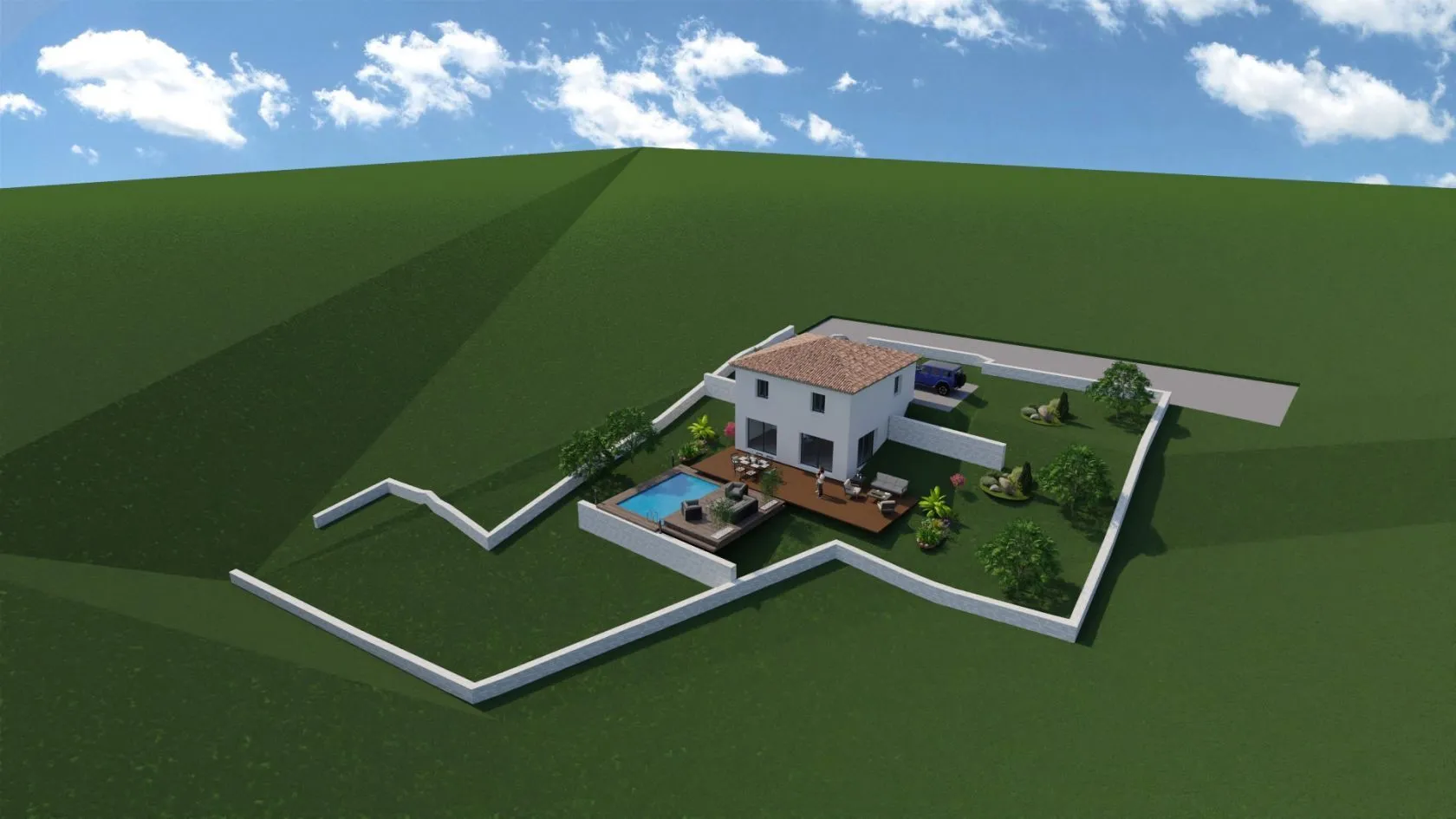 Maison neuve 102 m² à La Destrousse (13112)