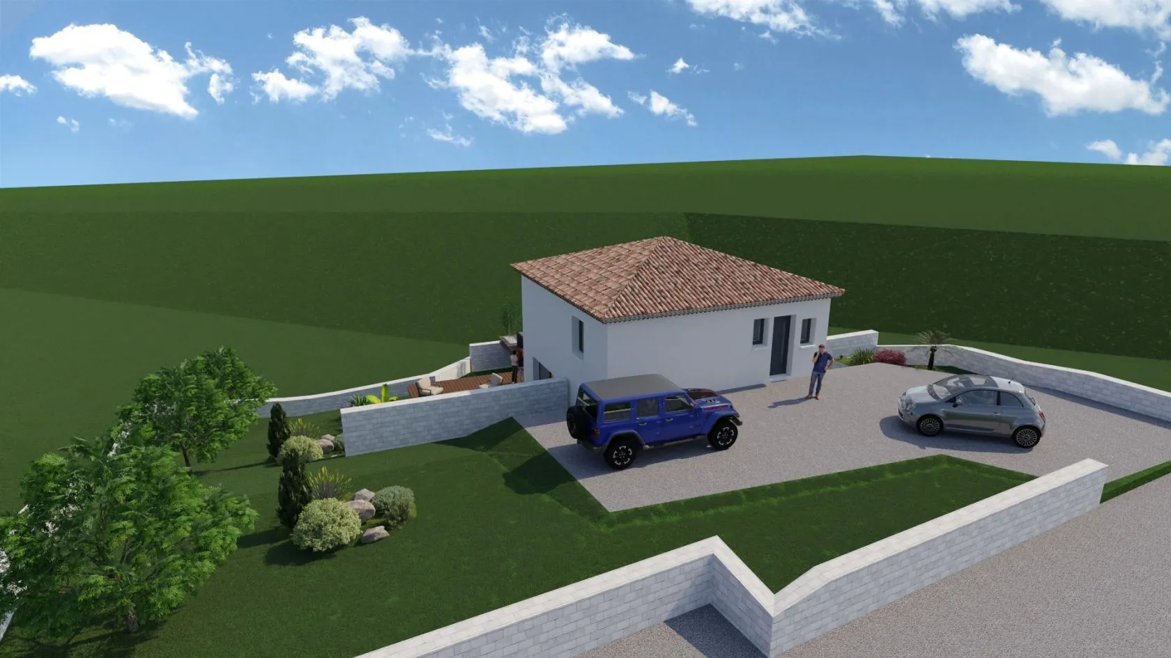 Maison neuve 102 m² à La Destrousse (13112)