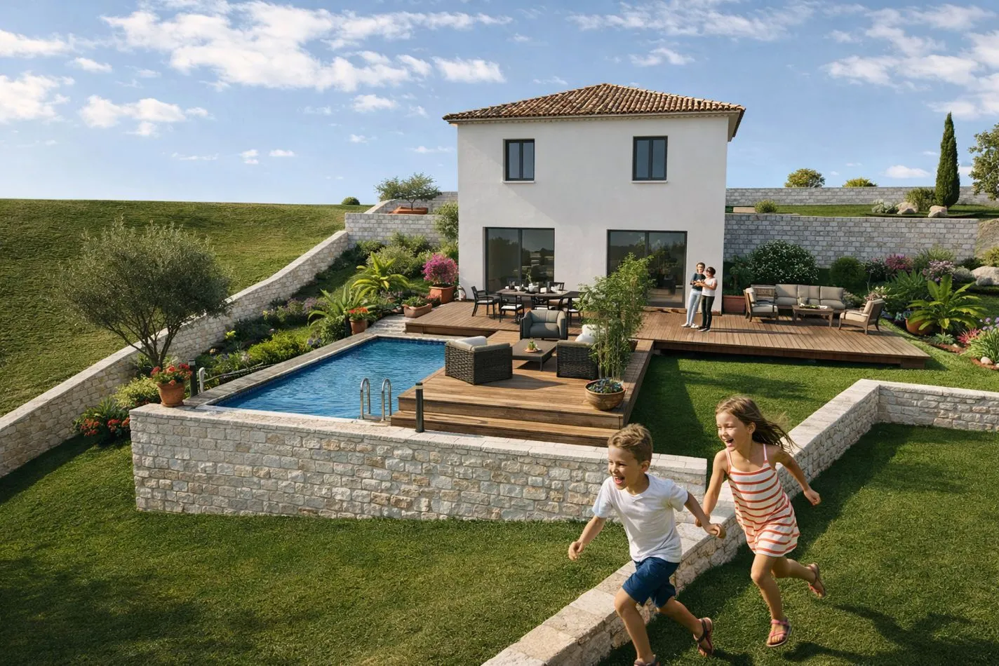 Maison neuve 102 m² à La Destrousse (13112)