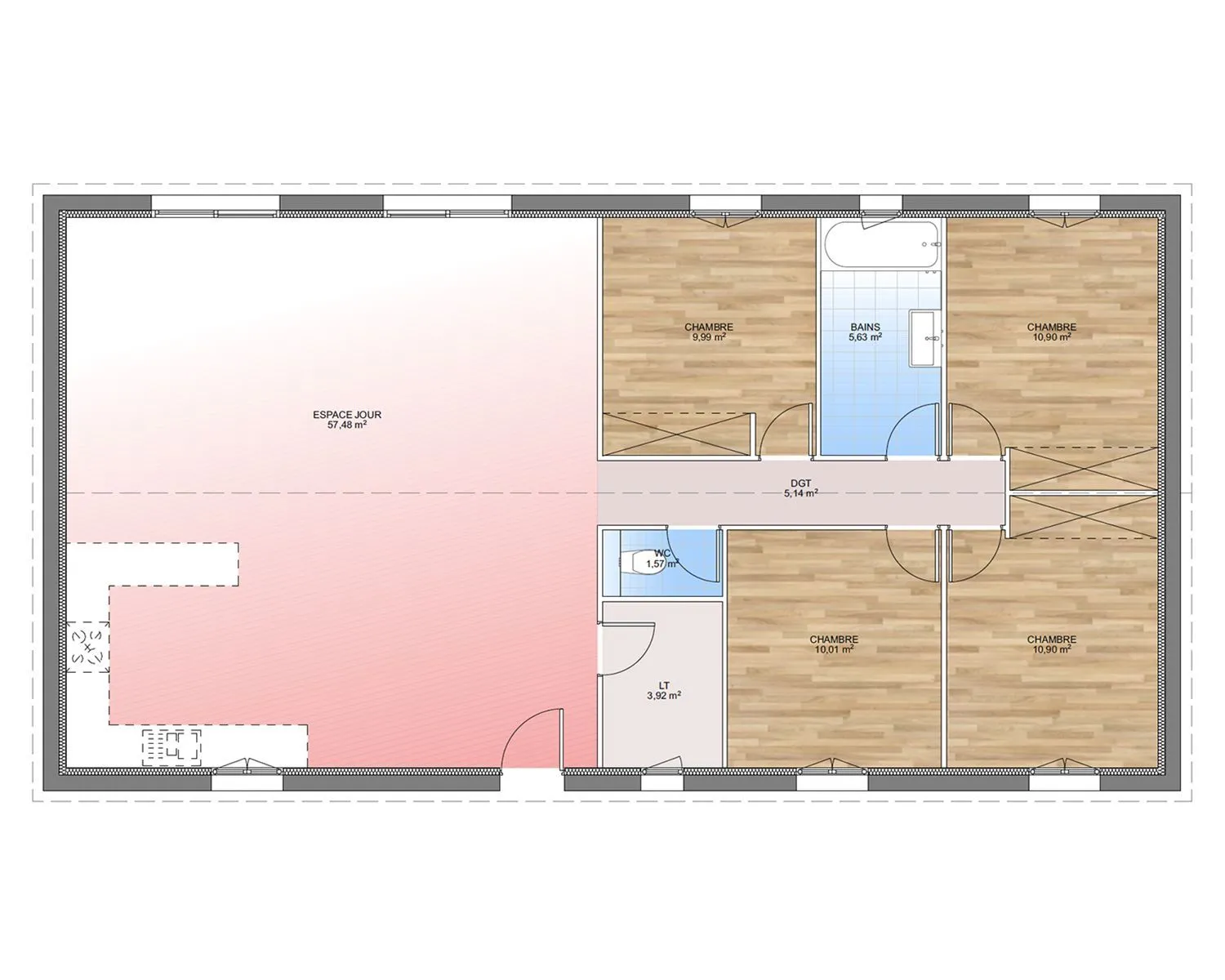 Maison neuve 115 m² à Aubagne (13400)