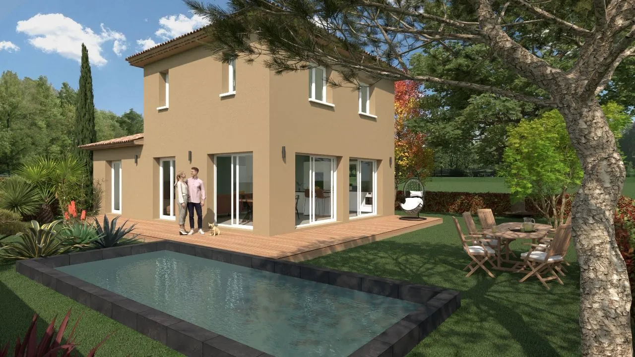 Maison neuve 95 m² à Roquebrune-sur-Argens (83520)