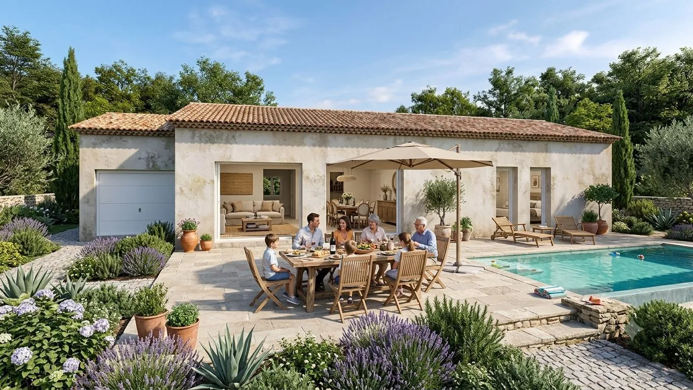 Maison neuve 95 m² à Garéoult (83136)