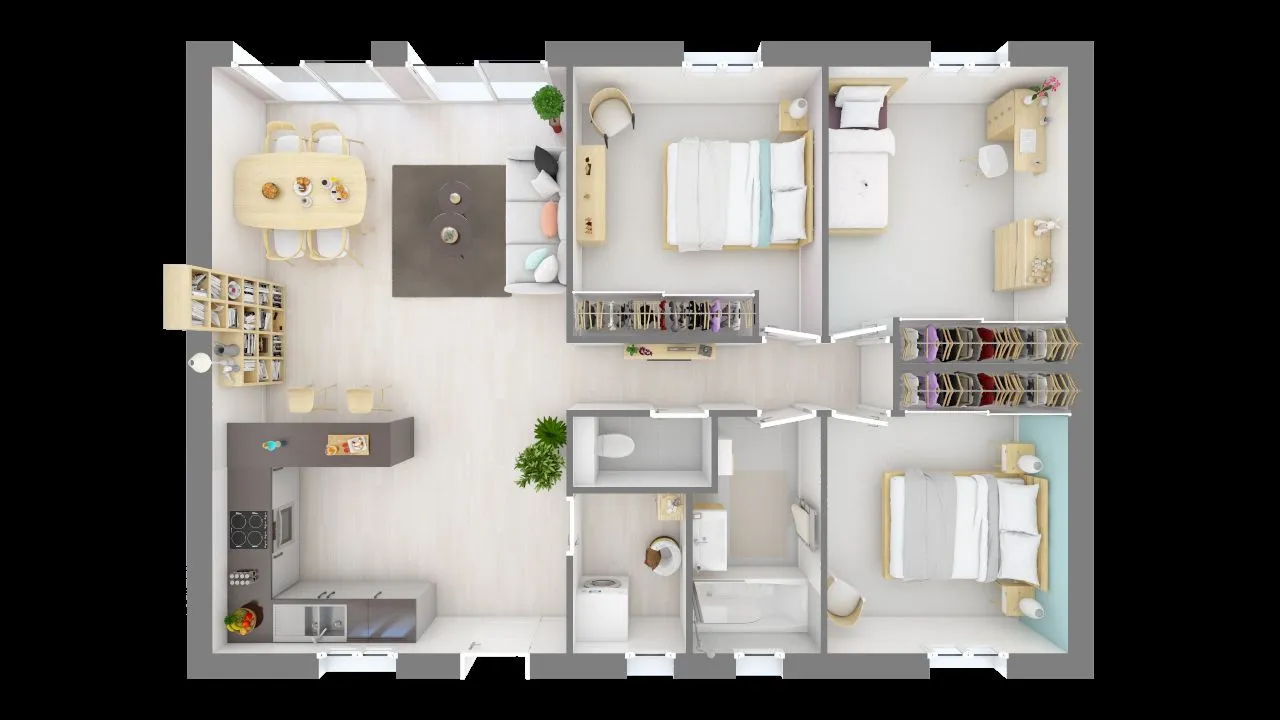 Maison neuve 85 m² à Peyruis (04310)