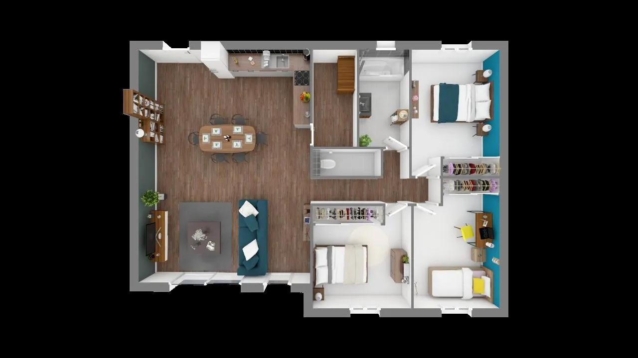 Maison neuve 99 m² à Sénas (13560)