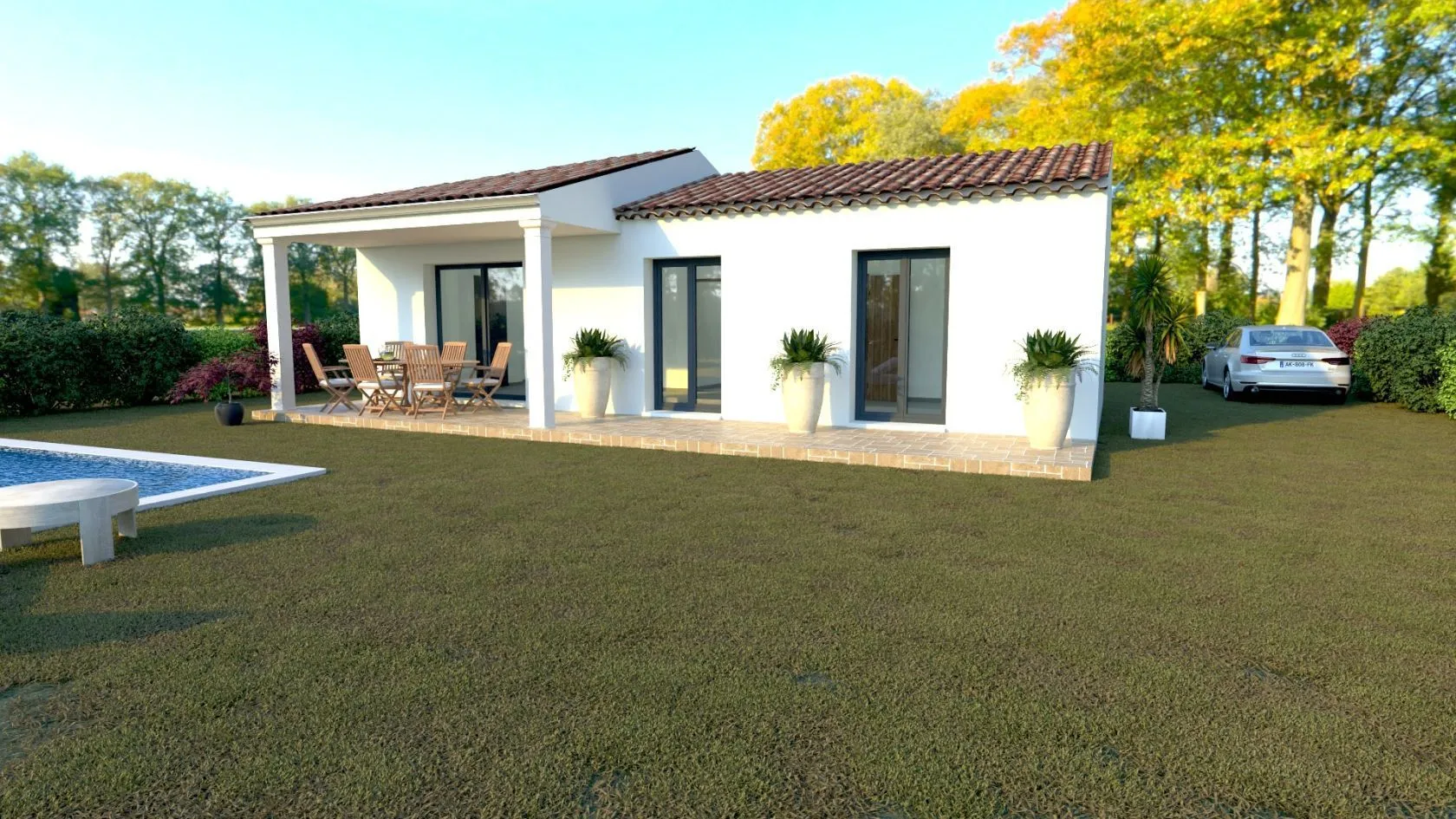 Maison neuve 85 m² à Néoules (83136)