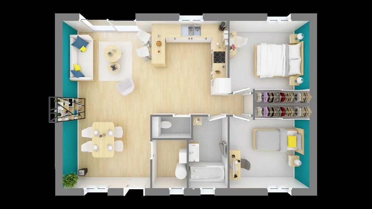 Maison neuve 75 m² à Pélissanne (13330)