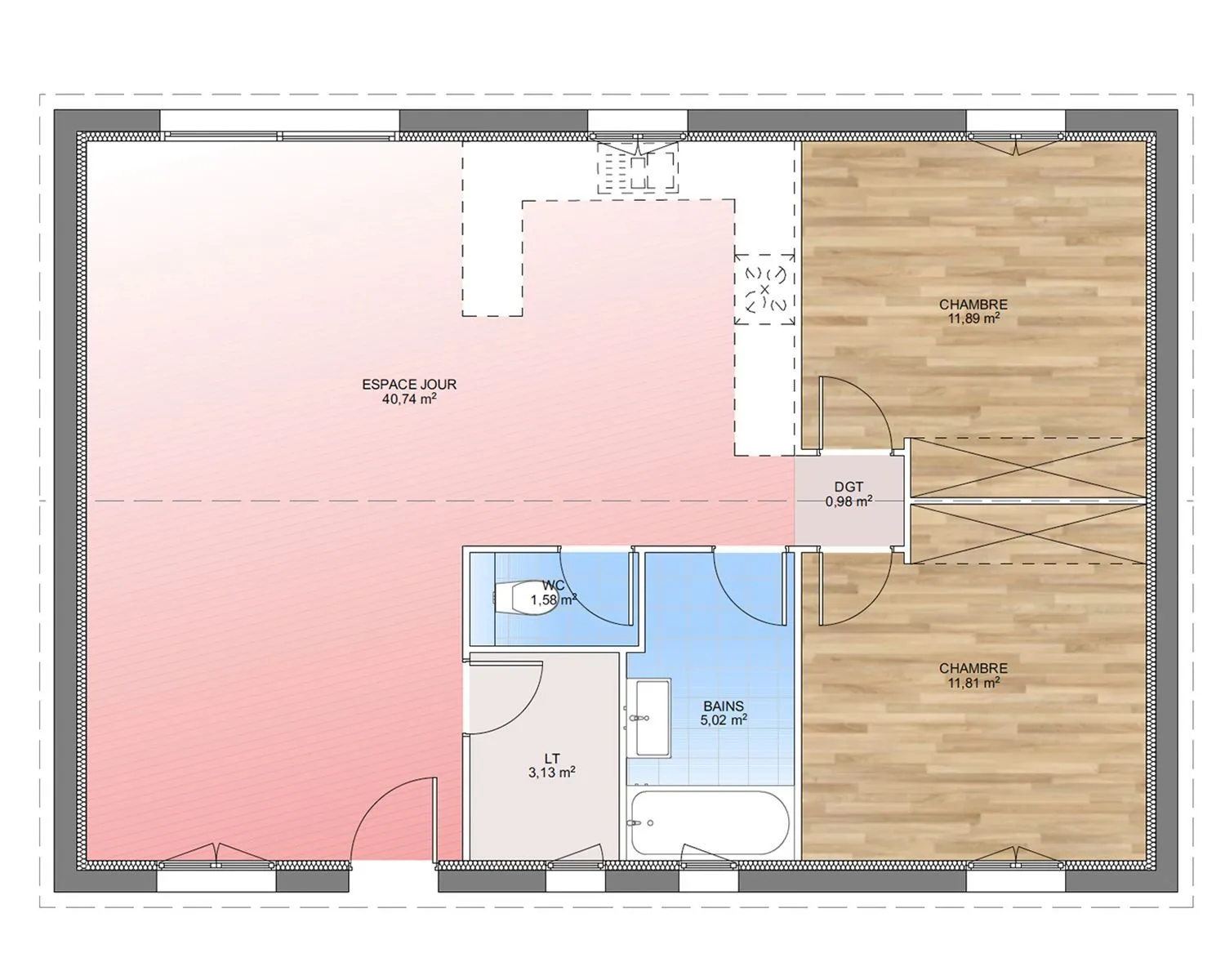 Maison neuve 75 m² à Pélissanne (13330)