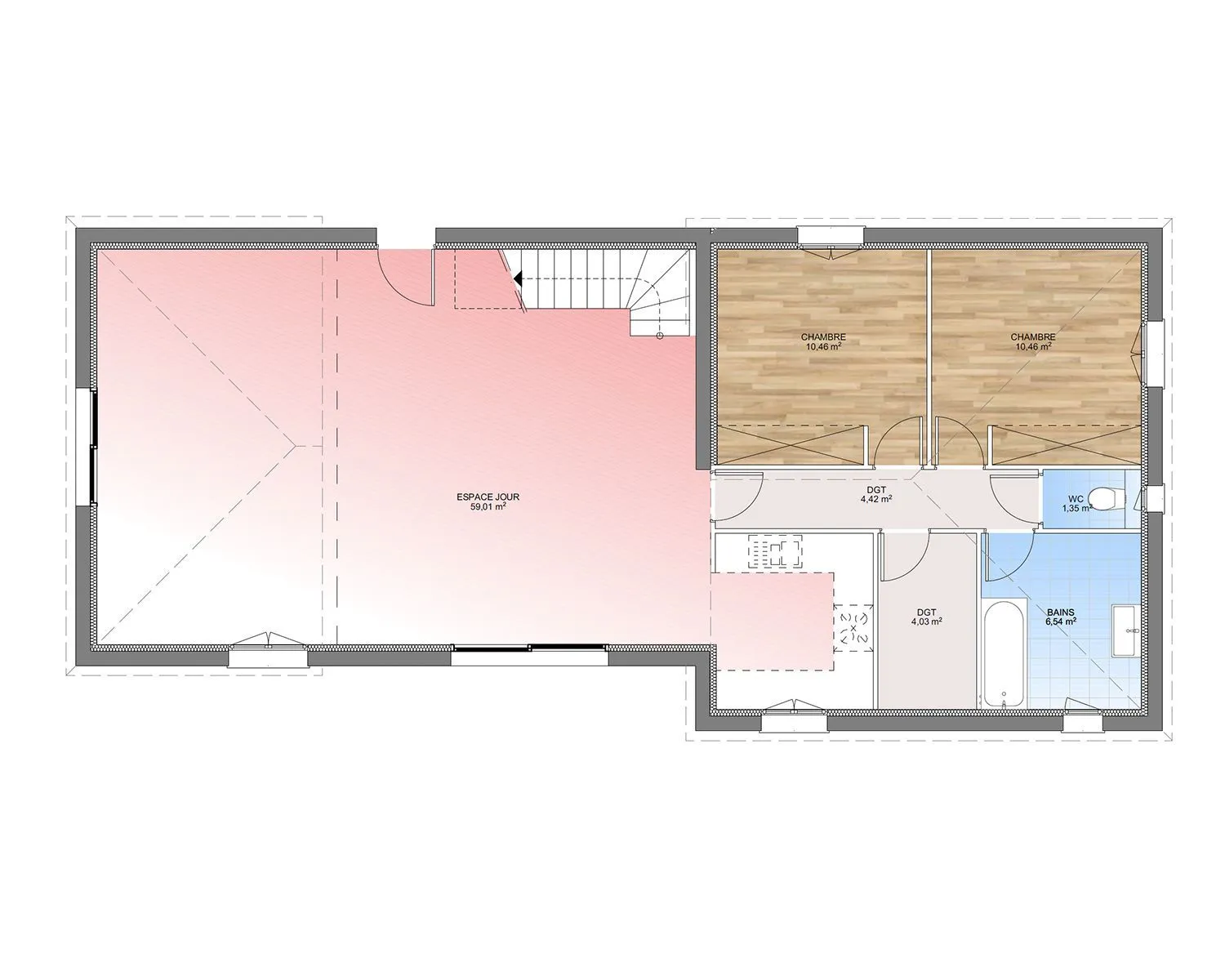 Maison neuve 125 m² à Pierrevert (04860)