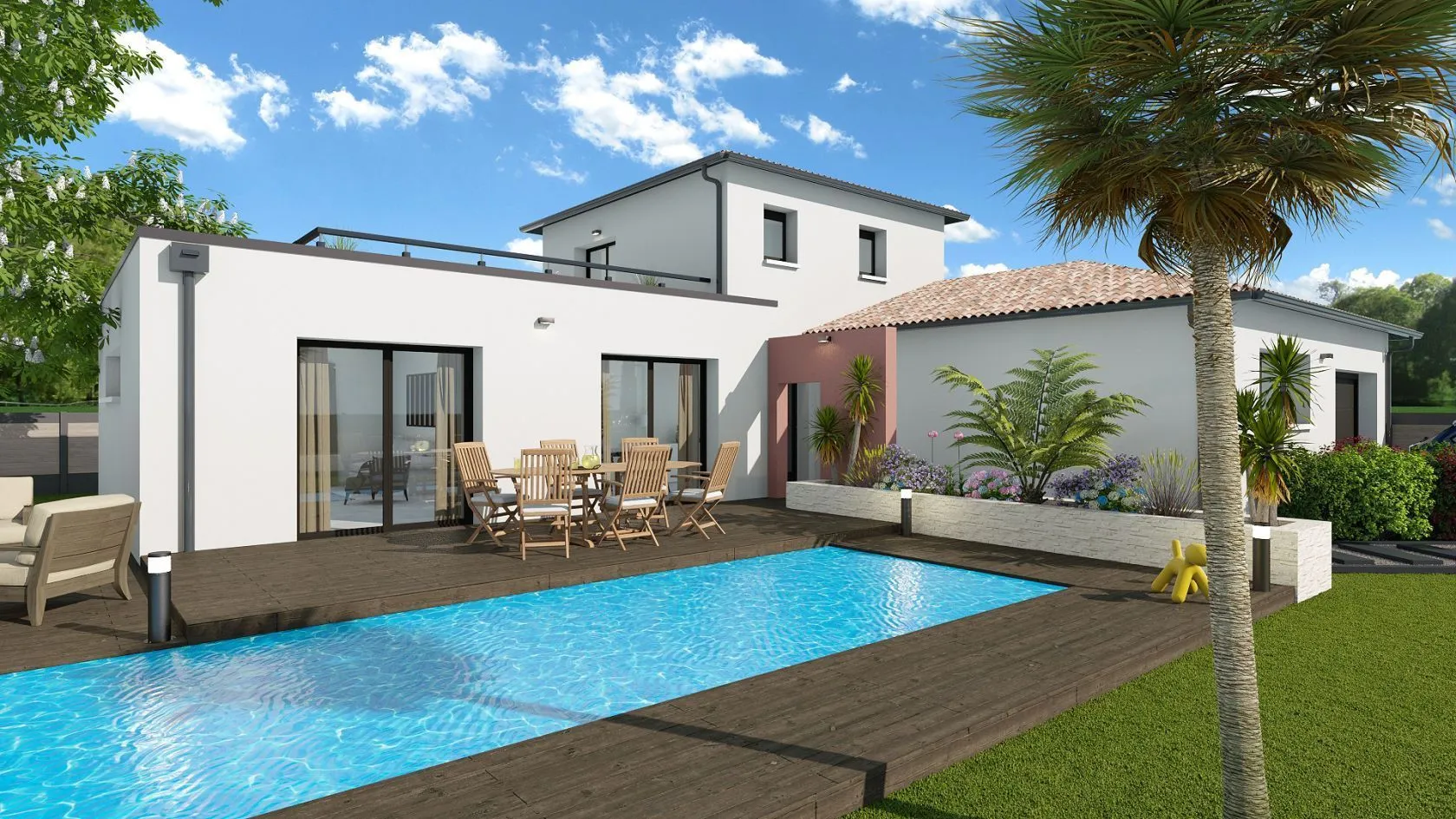 Maison neuve à Vigoulet-Auzil