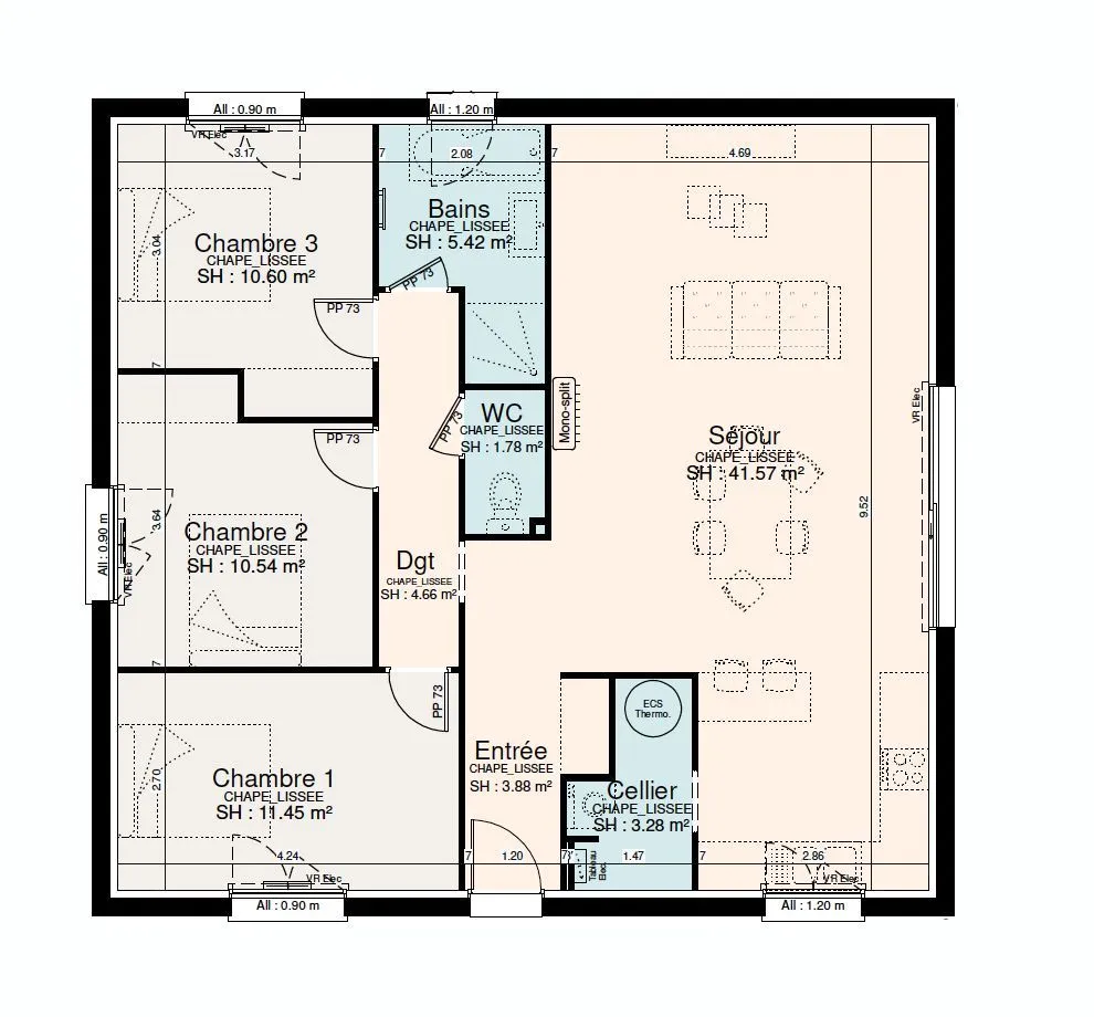 Start 93-3ch93 — modèle de maison