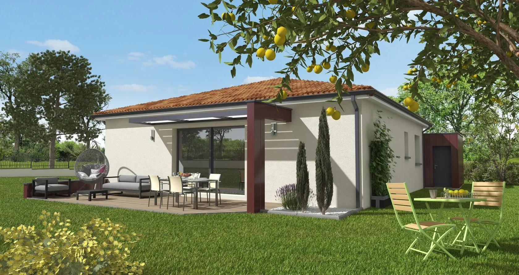 Maison neuve 93 m² à Septfonds (82240)