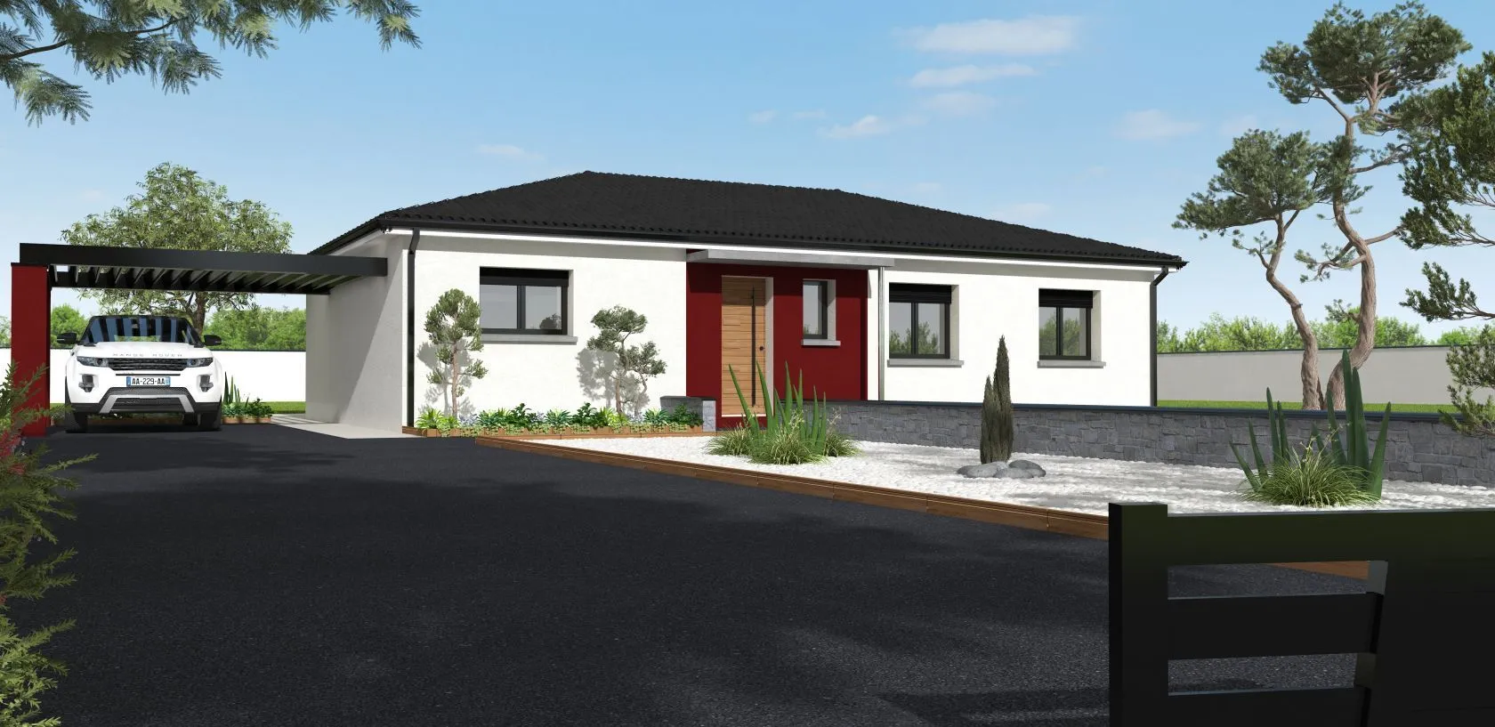 Maison neuve à Ganties