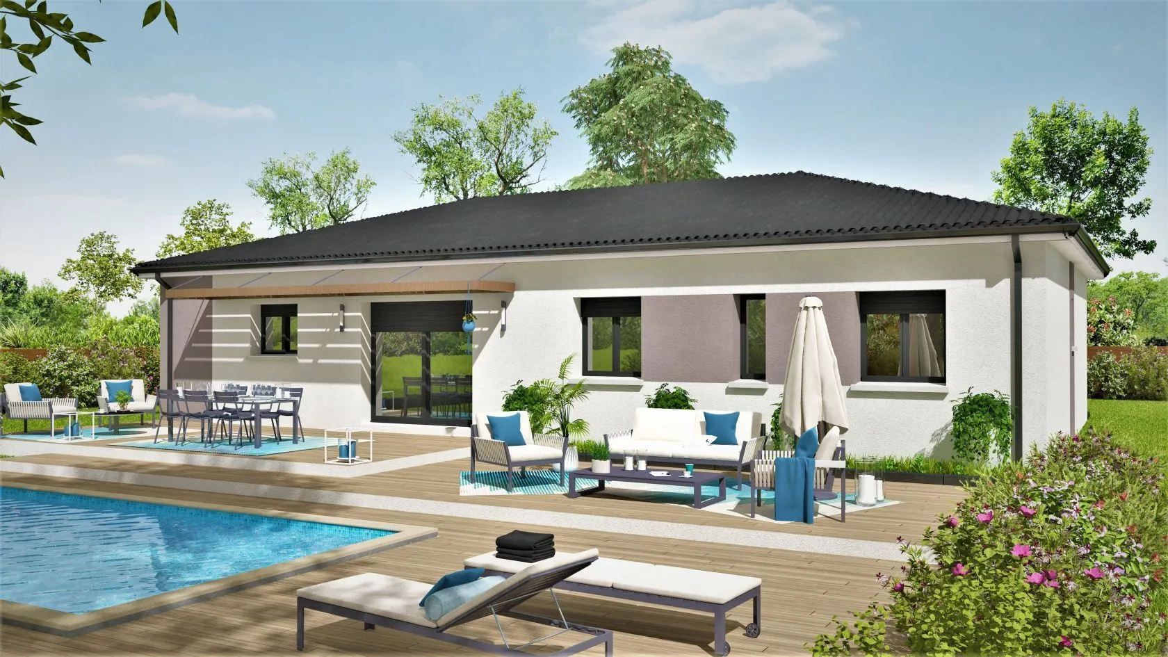 Maison neuve 109 m² à Dourgne (81110)